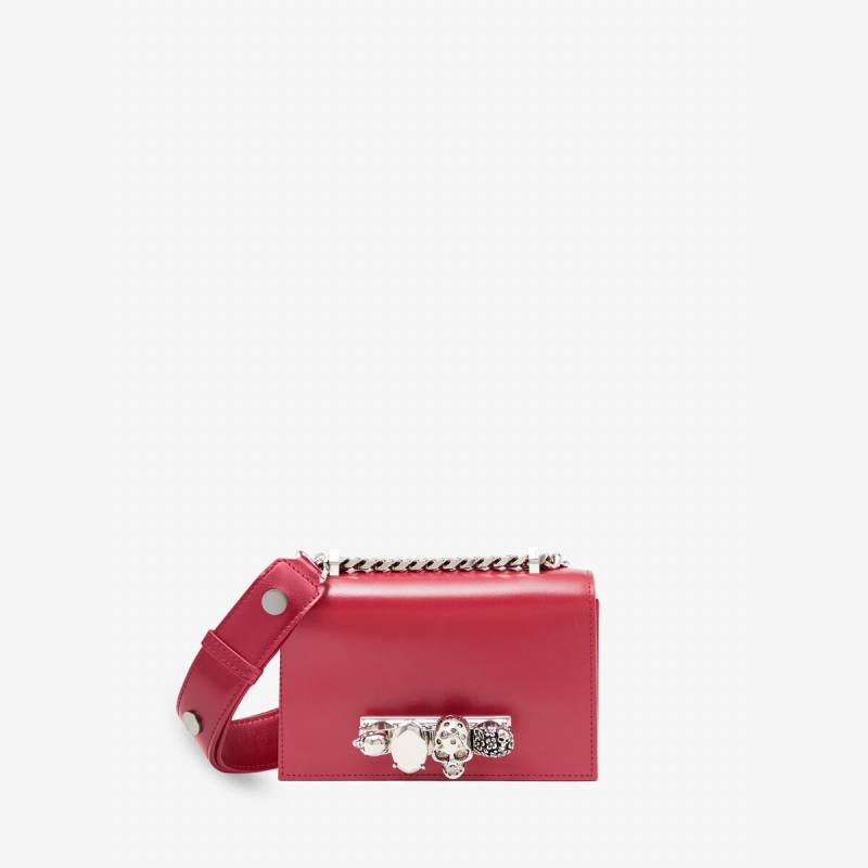 Alexander McQueen Women's Black The Biker Mini Jewelled Satchel (Calf Leather)